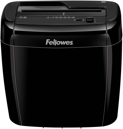 Шредер Fellowes PowerShred 36C (секр.P-4) фрагменты 6лист. 12лтр. скрепки скобы пл.карты