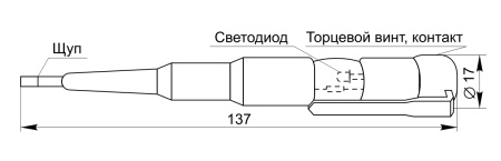 TPR10 Отвертка-пробник ОП-1 ИЭК