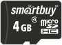 Карта памяти SmartBuy microSDHC (Class 4) 4 Гб (SB4GBSDCL4-00)