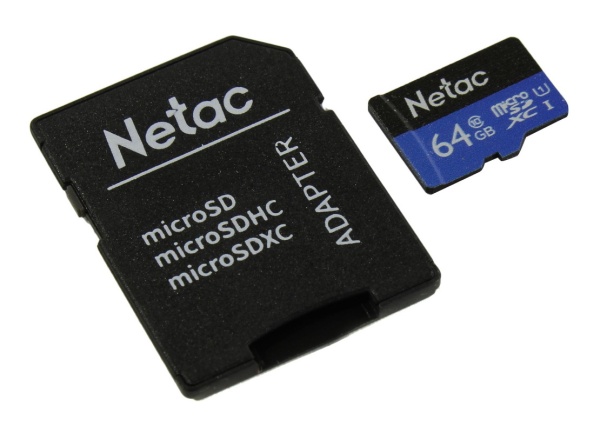 Флеш microSDHC 64Gb Class10 NT02P500STN-064G-R P500 + adapter