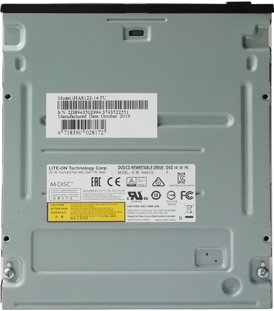 Привод DVD-RW Lite-On IHAS122 черный SATA внутренний oem