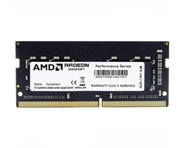 4GB Radeon™ DDR4 2666 SO DIMM R7 Performance Series Black R744G2606S1S-U Non-ECC, CL16, 1.2V, RTL (182347)