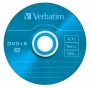 Диск DVD+R Verbatim 4.7Gb 16x Slim case (5шт) Color (43556)