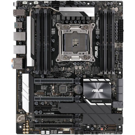 Материнская Плата Asus X299 PRO WS Soc-2066 iX299 ATX 8xDDR4 6xSATA3 SATA RAID i210AT 2хGgbEth Ret