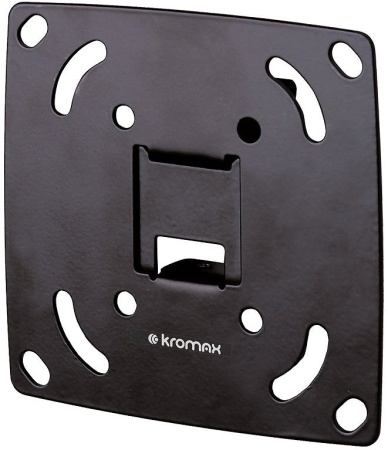 Кронштейн для телевизора Kromax OPTIMA-100 черный 10"-28" макс.25кг настенный фиксированный