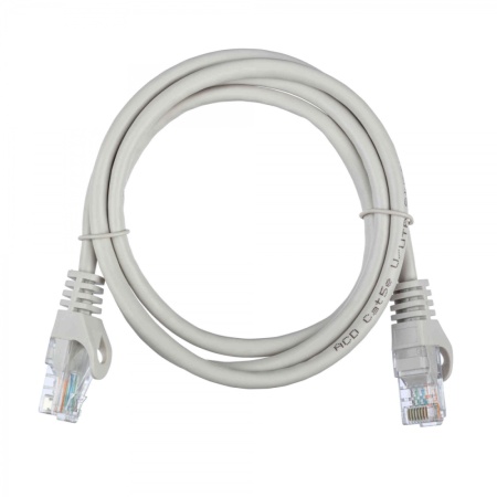 ACD-LPU5E-10A [ACD-LPU5E-10A] Cat5e UTP 24AWG 4Pair, 7/0.18мм CCA Серый,1.0м, (741401)