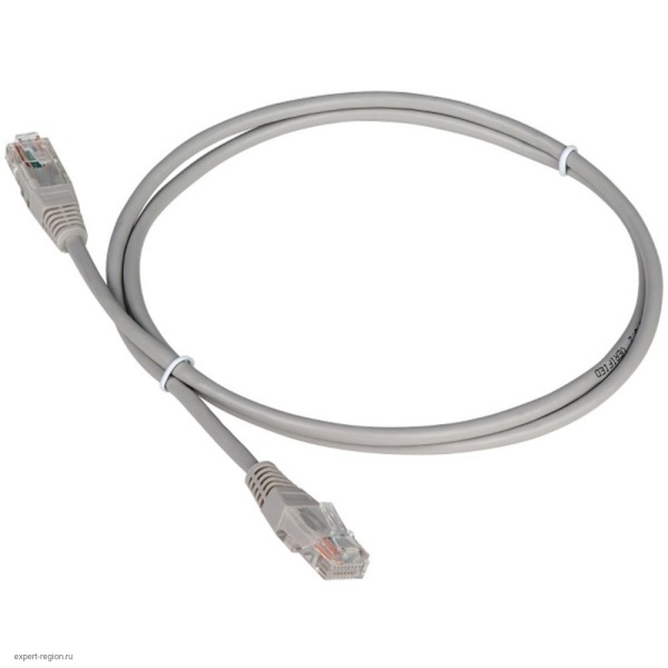 TWT TWT-45-45-0.3-GY, 0.3м UTP, категория 5e, разъёмы RJ-45 - RJ-45, многожильный, 4 пары, оболочка PVC, 0.3 м
