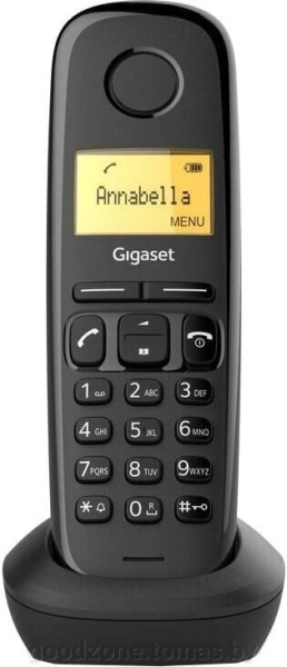 Трубка доп. Dect Gigaset A270H HSB RUS черный для A170/270