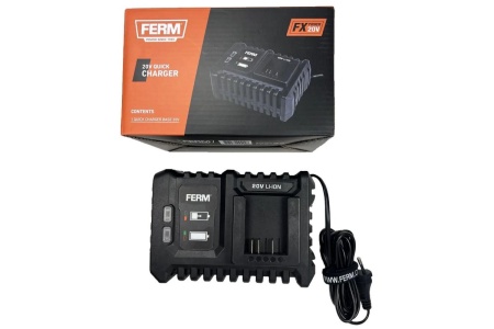 FERM Зарядное устройство 20В, 4 А, Quick Charger [CDA1170]