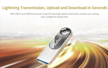 Флешка USB 2.0 8Gb U278 (NT03U278N-008G-20PN) metal