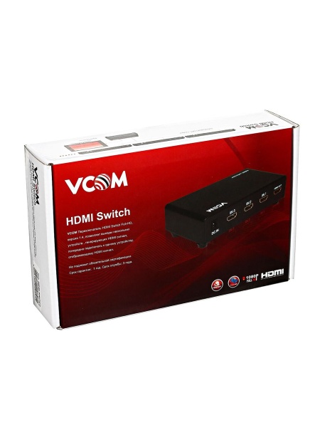 DD432 Переключатель HDMI 1.4V 2=>1 <DD432>