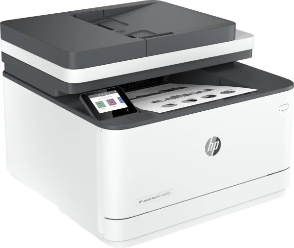 МФУ HP LaserJet Pro 3103fdn (3G631A) МФУ (принтер/сканер/копир), факс, лазерная черно-белая печать, A4, двусторонняя печать, планшетный/протяжный сканер, ЖК панель, сетевой (Ethernet)
