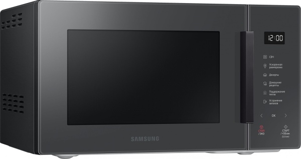 Микроволновая печь Samsung MS23T5018AC объём 23 л, 800 Вт, электронное управление, дисплей, сенсорные переключатели