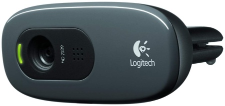 Камера Web Logitech HD Webcam C270 черный USB2.0 с микрофоном