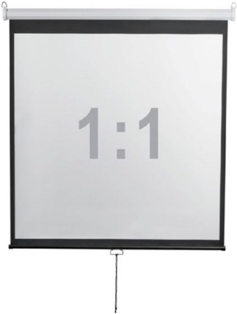 Экран 200x200см Digis Optimal-D DSOD-1105 1:1 настенно-потолочный рулонный
