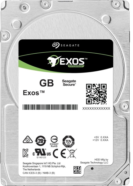 2.5" 300GB Exos 10E300 ST300MM0048 SAS 12Gb/s, 10000rpm, 128MB, 512n, Bulk {40}