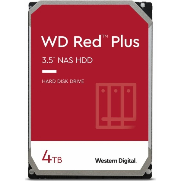 Жесткий диск WD Original SATA-III 4Tb WD40EFZX NAS Red Plus (5400rpm) 128Mb
