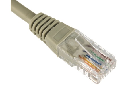 медный UTP PP10-20M кат.5, 20м, литой, многожильный (серый)