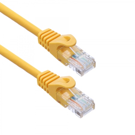 ACD-LPU5E-10Y [ACD-LPU5E-10Y] Cat5e UTP 24AWG 4Pair, 7/0.18мм CCA Желтый,1.0м, (741425)