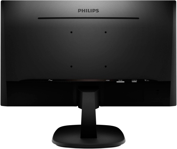 Монитор Philips 23.8" 243V7QDSB (00/01) черный IPS LED 16:9 DVI HDMI матовая 250cd 1920x1080 D-Sub FHD 3.5кг