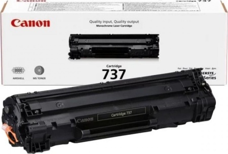 Картридж Canon 737 для MF 211/212w/216n/217w/226dn/229dw  черный, 2400 стр.