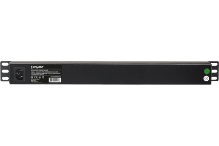 EX280859RUS Блок розеток ServerPro PDU-19H001 Al-10С13-C14-SW, 1U, Алюм., 10 IEC 320 C13, С14