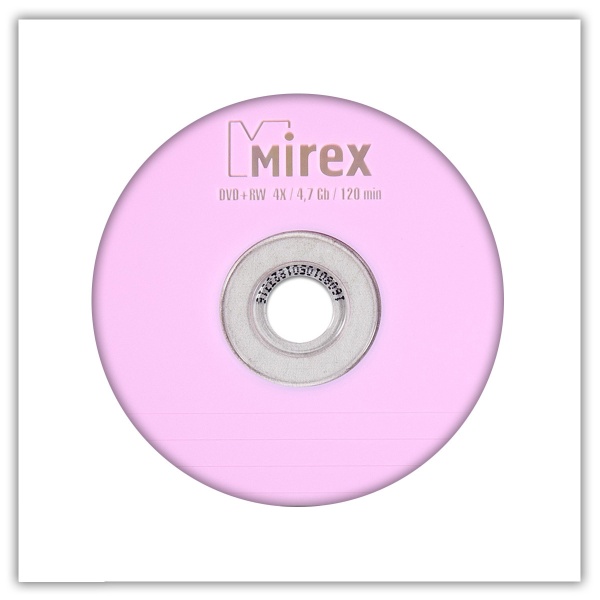 Диск DVD+RW Mirex 4.7Gb 4x Paper Cover (1шт)