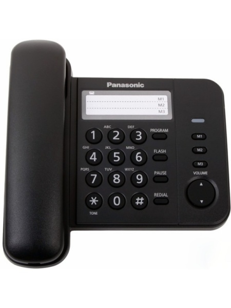 Проводной телефон Panasonic KX-TS2352RUB черный