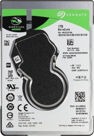 Original SATA-III 1Tb ST1000LM048 Barracuda (5400rpm) 128Mb 2.5"