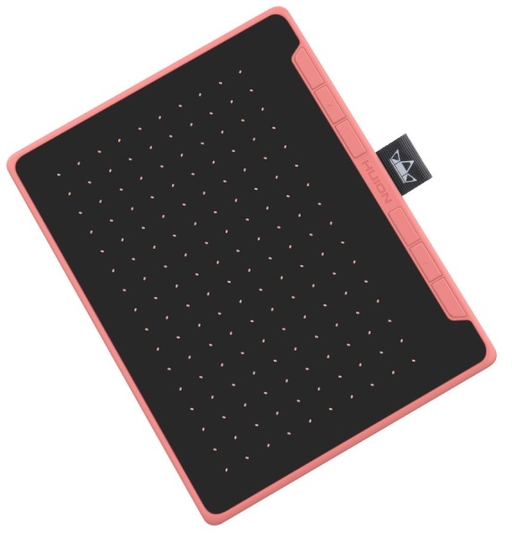 Huion Inspiroy RTS-300 Pink графический планшет, рабочая область 160 мм x 100 <noindex>мм</noindex>, 5080 lpi, 8192 уровня нажима