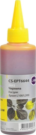 Чернила Cactus для Epson L100, желтые, 100ml CS-EPT6644