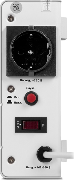 Стабилизатор напряжения AVR SLIM-1000 LCD белый