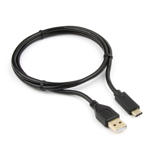 Кабель USB 2.0 CCP-USB2-AMCM-1M AM/Type-C, 1м, черный, пакет (086547) {200}