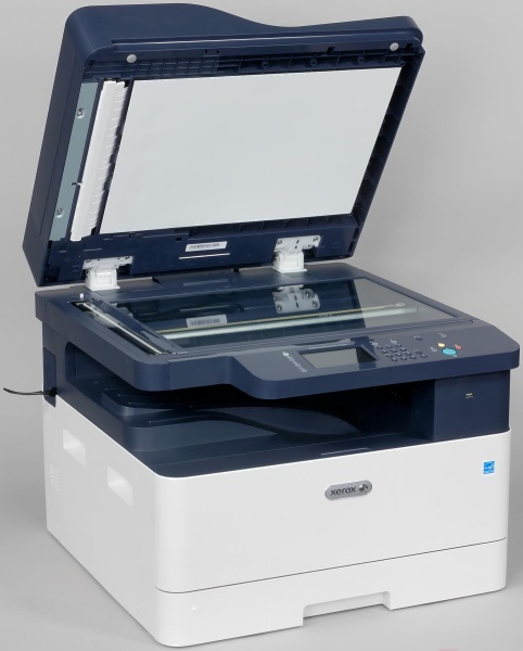МФУ лазерный Xerox B1025DNA (B1025V_U) A3 Duplex Net белый/синий