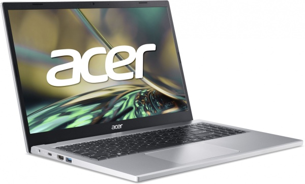 Acer Aspire A315-24P-R0Q6 15.6" 1920x1080 (Full HD), IPS, AMD Ryzen 3 7320U, 2400 МГц, 8 Гб DDR5, 512 Гб SSD, Radeon 610M, Wi-Fi, Bluetooth, без ОС, серебристый