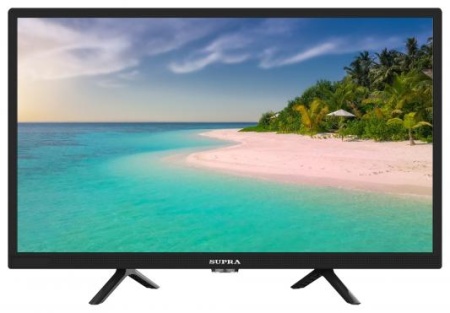 Телевизор LED Supra 23.6" STV-LC24LT0045W черный HD READY 50Hz DVB-T DVB-T2 DVB-C USB (RUS)