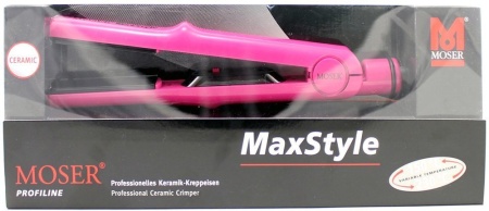 Выпрямитель Moser Crimper MaxStyle 40Вт розовый (макс.темп.:230С)