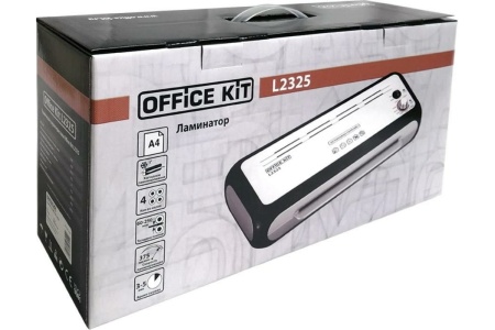 Ламинатор Office Kit L2325 A4 (60-250мкм) 37.5см/мин (4вал.) хол.лам. лам.фото