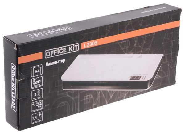 Ламинатор Office Kit L2305 A4 (60-125мкм) 30см/мин (2вал.) хол.лам. лам.фото