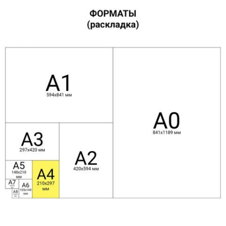 писчая A4 Кондопога 48,8г/м² 500л