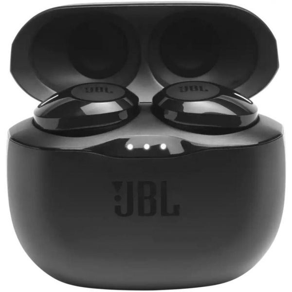 вкладыши Tune 120TWS черный беспроводные bluetooth в ушной раковине (JBLT125TWSBLK)