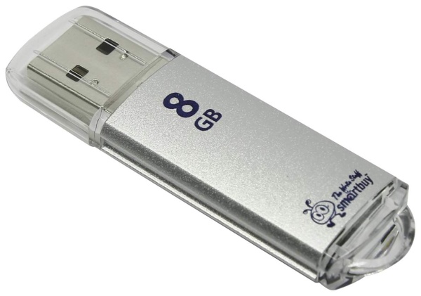 USB Drive 8Gb V-Cut series Silver SB8GBVC-S