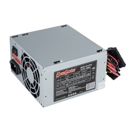 Блок питания EXEGATE EX169945RUS / 251754 350W ATX-CP350 OEM, 8cm fan, 24+4pin, 3*SATA, 1*FDD, 2*IDE OEM