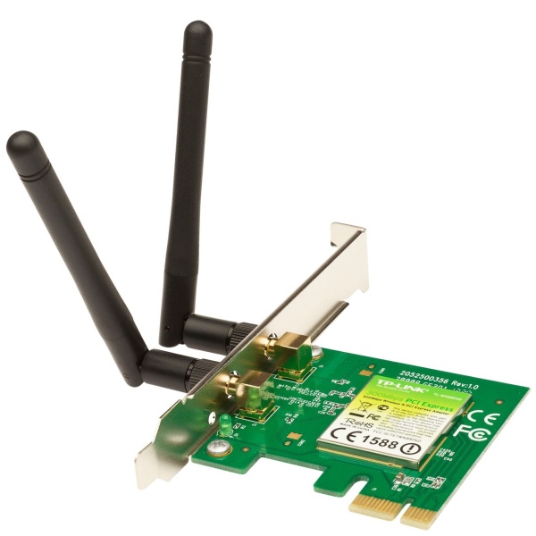 Сетевой адаптер WiFi TP-Link TL-WN881ND N300 PCI Express (ант.внеш.съем) 2ант.