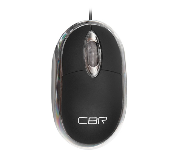 CBR CM 122 Black, проводная, оптическая, USB, 1000 dpi, 3 кнопки и колесо прокрутки, длина кабеля 1,3 м, цвет чёрный