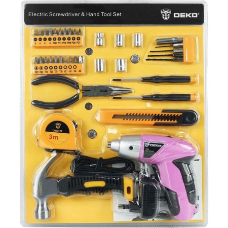 Аккумуляторная отвертка DKS4 и набор 36 Tools Kit