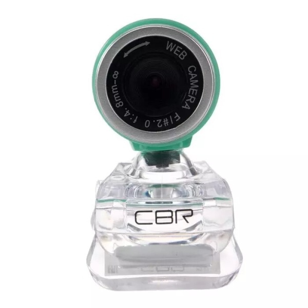 CW 830M Green, с матрицей 0,3 МП, разрешение видео 640х480, USB 2.0, встроенный микрофон, ручная фокусировка, крепление на мониторе, длина кабеля 1,4 м, цвет зелёный