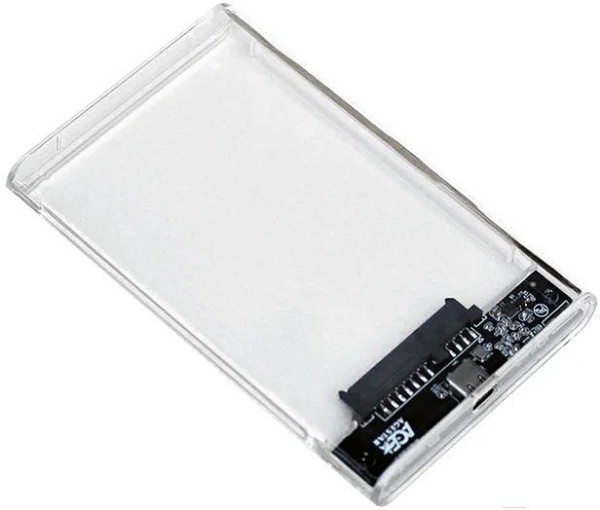 HDD/SSD 3UB2P4C SATA пластик прозрачный 2.5"