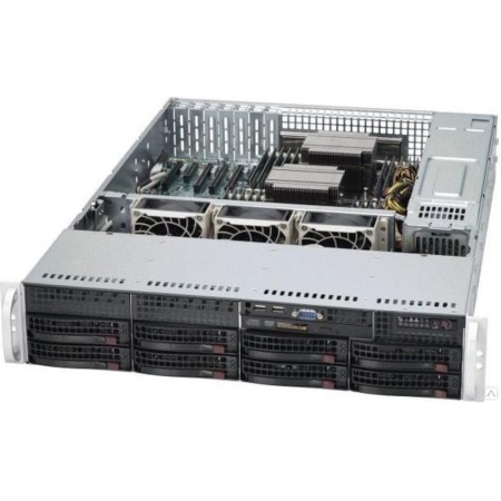 Корпус SuperMicro CSE-825TQC-R802LPB 2U 2x800W черный