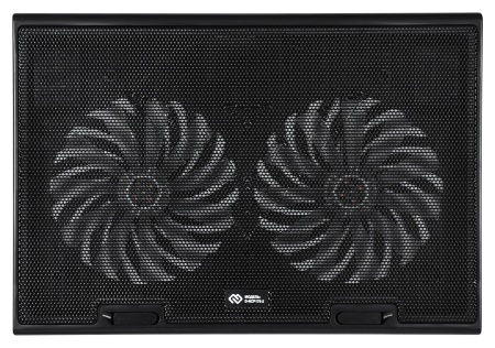 Подставка для ноутбука D-NCP170-2 17"390x270x27мм 20дБ 2xUSB 2x 150ммFAN 600г черный